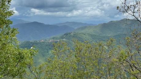 The mountains of Chin State, covered with thick jungle, surround Camp Victoria.